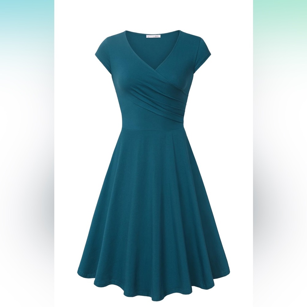 Blue Wrap Dress